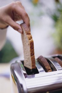 Making toast