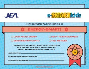 Energy-SMART certificate